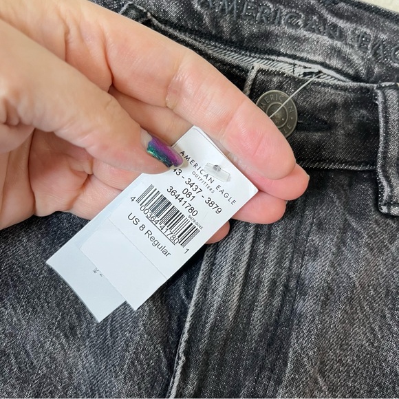 American Eagle 90s Bootcut High Waisted Jeans in Black Wash - Picture 15 of 15